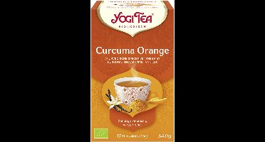 Yogi Tea Curcuma / Turmeric Orange Bio - Biologische Kruidenthee met Kurkuma, Sinaasappel en Vanille voor Een Verfrissende en Kruidige Thee-ervaring