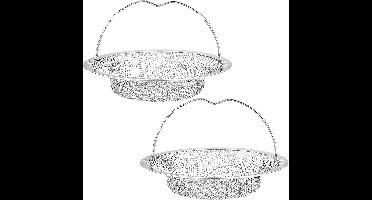 Boraboi® Roestvrijstalen keuken- en badkamerzeef met handvat voor efficiënte afvoerbescherming en reiniging