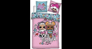 LOL Surprise! Dekbedovertrek Chill Together - Eenpersoons - 140 x 200 cm - Polyester