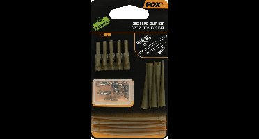 Zig Lead Clip Kit SZ 7 Trans Khaki X5 Edges Fox