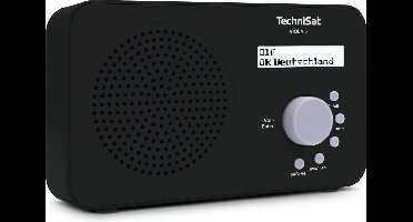 TechniSat VIOLA 2 Draagbaar Analoog & digitaal Zwart