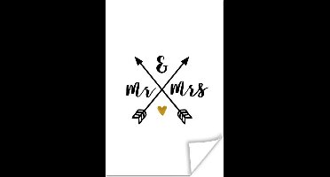 Poster Spreuken - Quotes - Mr & Mrs - Huwelijk - 20x30 cm