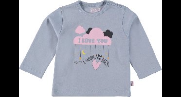 4President longsleeve Nadia Dusty Blue - Maat 68