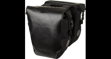 AGU Dubbele Fietstas Shelter - Zwart - 42L - Waterdicht - MIK compatible
