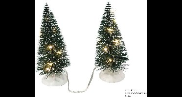 Snowflake Kerstboom LED 20L 14cm set a 2 (1 stuk) assorti