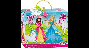 Vloerpuzzel Prinses 58x39 cm 60 Stukjes