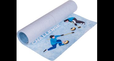 OOTB Sport drankspel - Curling tafelspel met shotglaasjes - 120x30 cm