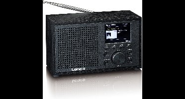 Lenco Radio op Batterijen - Compacte DAB FM Radio - Bluetooth - Houten behuizing - DAR-017BK - Noodradio - Noodpakket - Zwart