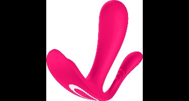 Satisfyer, draagbare Bluetooth vibrator, Top Secret+, 11 cm, met app, 2 motoren, draagbare vibrator