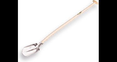 Schep met steel 110 cm met opstap Type 2