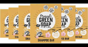 Marcel's Green Soap Shampoo Bar - Vanille & Kersenbloesem - 6 x 90 gram
