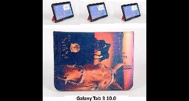 Samsung Galaxy Tab 3 10.1 Smart Tablethoes Print voor bescherming van tablet (P5210)- 8719273119631