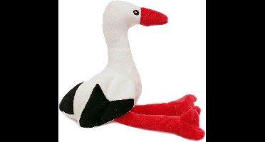 PIA Soft Toys - Pluche Knuffeldier Ooievaar ECO - 25 cm: 100% Ecologisch, 100% Lief