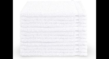 Byrklund washandjes 12 stuks - Hotelkwaliteit - 16x21 - Wit
