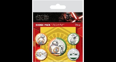 Star Wars: The Rise of Skywalker - Pack 5 Badges - Droids