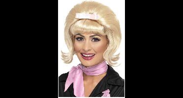 Smiffys carnaval verkleed pruik - Dames - Jaren 50 stijl - blond haar