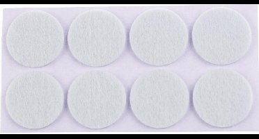 Verlofix Anti-krasvilt Zelfklevend Diameter 28mm Wit 16 Stuks