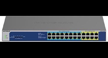 NETGEAR GS524UP - Netwerk Switch - Unmanaged - 1 Gbps - PoE Switch - 24 poorten