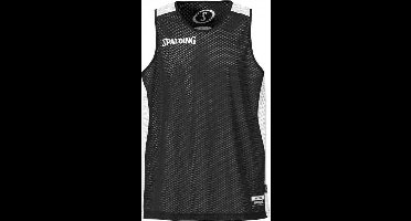 Spalding Essential Rev. Shirt Unisex - Zwart / Wit - maat XXS