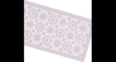 Tafelloper Amira vinyl 40x150cm lila