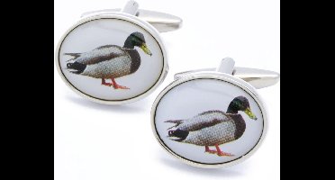 Manchetknopen - Eend Illustratie Ovaal