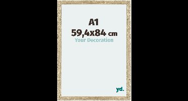 Your Decoration - Puzzellijst 59,4x84 cm - Sonoma Eiken - Puzzellijst 1500-2000 stukjes - MDF Fotolijst - Mura