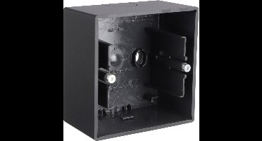 Busch-Jaeger Future Linear opbouwraam - 1-voudig - zwart