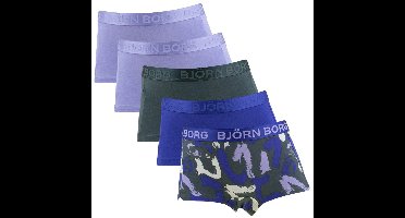 Björn Borg 5-Pack meisjes boxershorts - 100% katoen - 152 - Paars