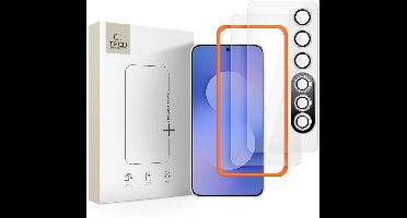 Tech-Protect Gehard Glas Easy Set+ 3-Pack Voor Samsung Galaxy S25 Fe