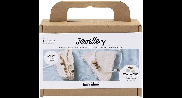 Creativ Company Mini Hobbyset Sieraden Kristal Ketting en Oorbellen