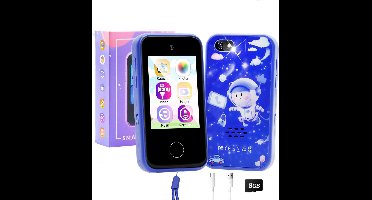 Multifunctioneel Educatief Kindersmartphone Speelgoed met Spelletjes, Camera en MP3 Speler (3-8 jaar)