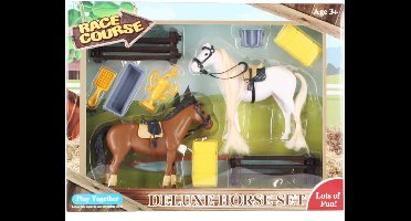 KiddyGo paarden speelset met accessoires - speelgoed paarden set.