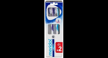 Meridol Parodont Expert Duo Pack Extra Zachte Tandenborstels (Kleur : Blauw en violet)