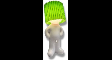 MR Lightdick Bureaulamp – Groene Kap – Speelse LED Tafellamp met USB-C – Vrolijk & Modern Design