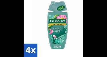 4 x Palmolive Douchegel Thermal Revitalising Gel 250 ml - Douchegel - Algen - Lotusbloem - Revitaliserend - Hydraterend
