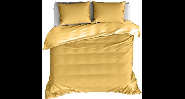 De Witte Lietaer Dekbedovertrek Katoen Satijn Olivia - Hotelmaat - 260 x 240 cm - Geel