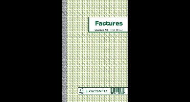Exacompta facturen, ft 21 x 13,5 cm, dupli, Franstalig