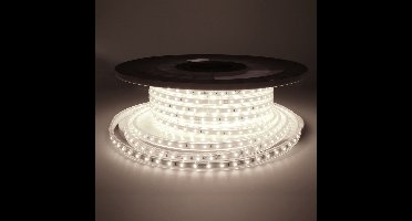 Flex60 LED Strip 25 meter - 6500K daglicht wit licht - IP65 waterdicht - Buiten & Binnen - 60 LEDs/m - 200 Watt 17.500 lumen - Inkortbaar per meter - Dimbaar