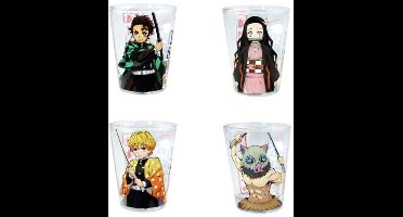 Demon Slayer Shot Glasses 4-Pack Group 59 ml