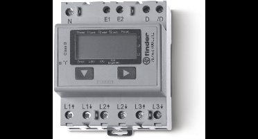 Finder elektriciteitsmeter - Finder 7E.46.8.400.0212 FIN KWH-M 3X65A LCD MID MODBUS