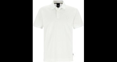 BOSS Parris regular fit heren polo - pique - wit