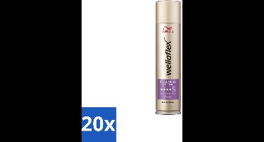 Wella – Flex Fullness Volume Ultra Strong – Haarspray – 250 ml - Bulkverpakking - 20 stuks