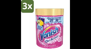 Vanish - Vlekverwijderaar - Oxi Action Wasbooster Poeder - Voor Gekleurde Was - 940 g - Bulkverpakking - 3 stuks