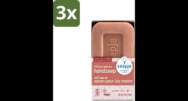 Seepje - Handzeep - Duurzaam & Milieuvriendelijk - Vetiver met Cederhout - 120 gr - Bulkverpakking - 3 stuks