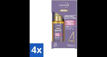 Andrélon – Finishing Oil – Pro Care Amino+ Glossy Shine – 50 ml - Voordeelverpakking - 4 stuks