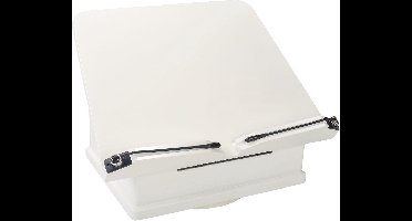 Verstelbare Houten Boekenstandaard met Carrouselbasis - 360° Draaibare Organizer voor Kookboeken, Tijdschriften en Laptops