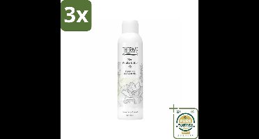 3 x Therme - Shower Foaming ml Zen White - Product - Verzorgend - Verfrissend - 200ml - Grootverpakking - Douchegel - Ontspanning - Rust - Wellness - Schuim