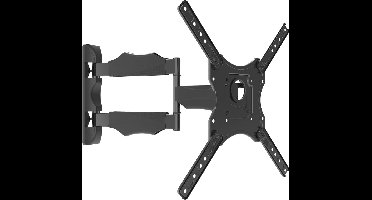 NANOOK TURN M Swivel TV Wall Mount for 32-55 Inch TVs | Tiltable | Wall Mount for LCD, LED, QLED and OLED TVs | Universal Compatibility | VESA 100x100 to 400x400 | Black