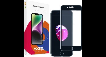 Accezz Screen protector - Geschikt voor Apple iPhone SE (2022) / SE (2020) / 8 / 7 / 6s / 6 - Gehard Glass Full Cover
