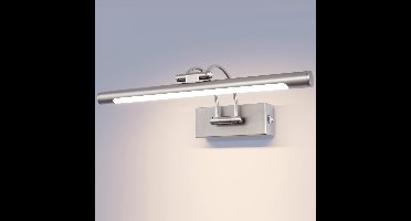 Spiegellamp badkamer - Wandlamp - Spiegelverlichting - Zilver